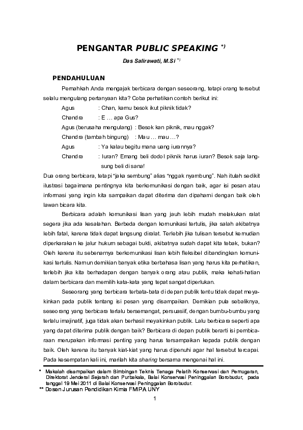 Short speech examples for students pdf picture