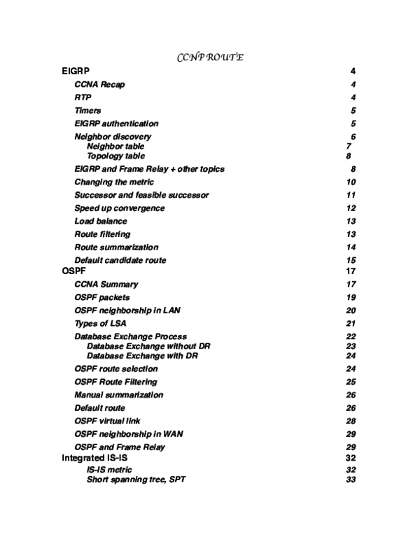 (PDF) CCNP ROUTE