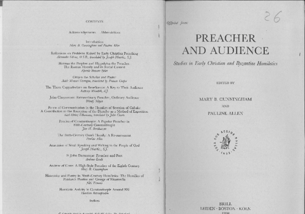 (PDF) Origen the Scholar and Pastor, in M.B.Cunningham – P. Allen