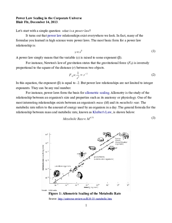 (PDF) Power Law Scaling in the Corporate Universe Blair Fix