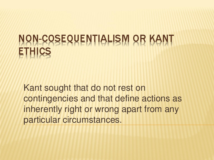 (PPT) Kantian Ethics