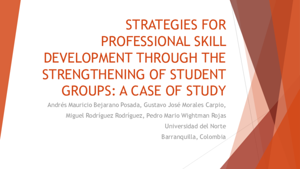(PDF) Strategies for professional skill development through the ...