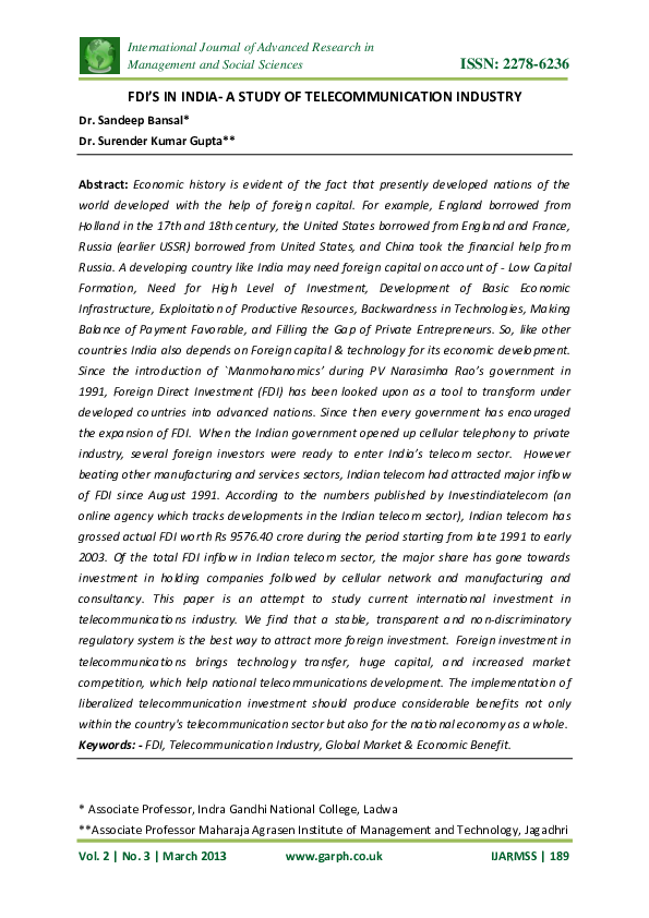 Telecommunications industry magazines image