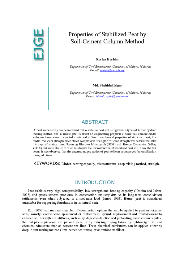 Peat soil characteristics image