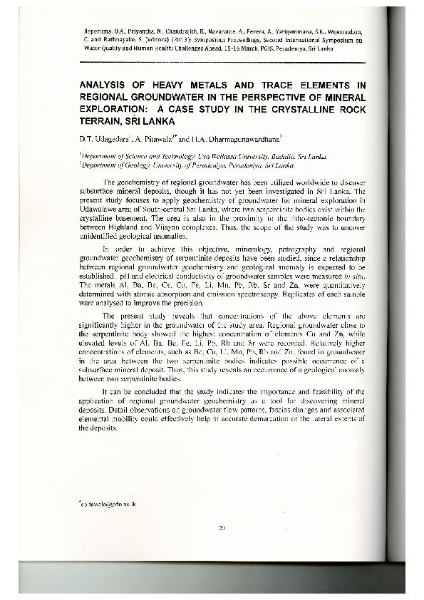 (PDF) Analysis of Heavy Metals and Trace Elements in Regional ...
