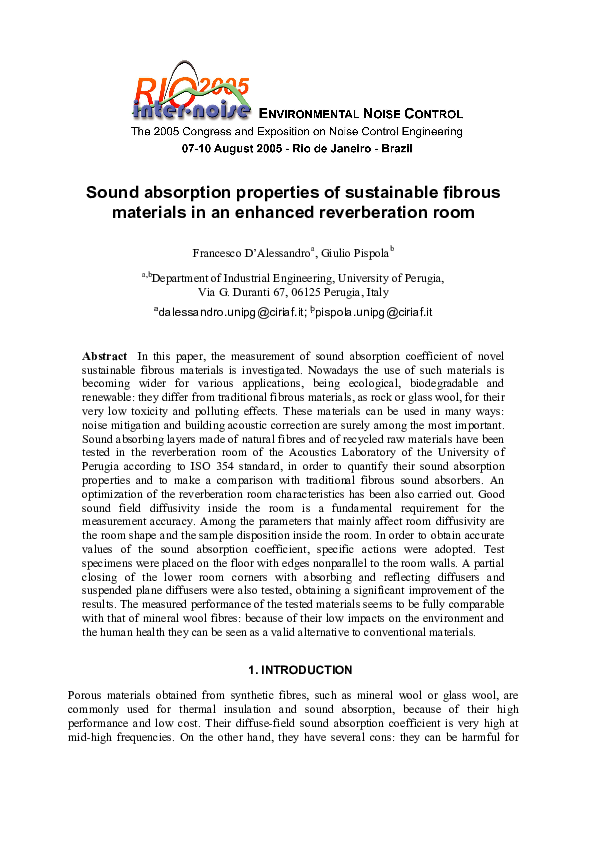 Sound absorption essay picture