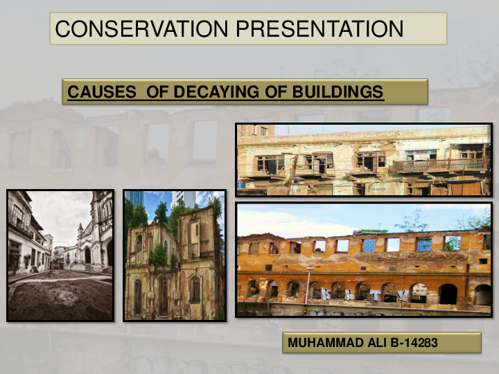 (PPT) causes of decay of buildings Muhammad ALi Academia.edu