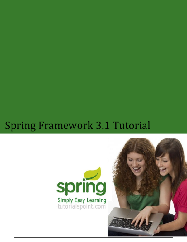 (PDF) Spring tutorial Sanjay Kumar Academia.edu