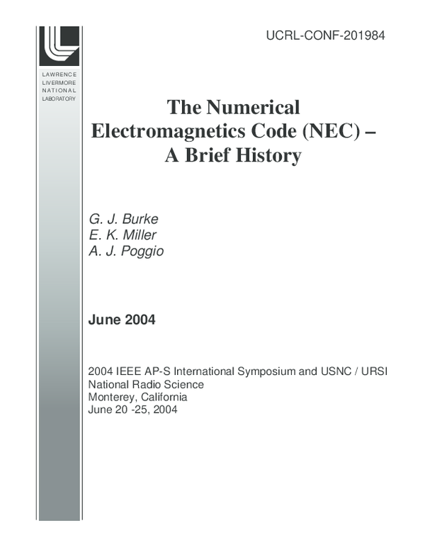 (PDF) The Numerical CodeA Brief History Edmund