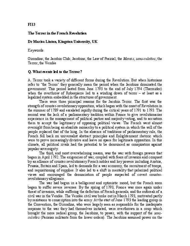 how were peasants treated in the french revolution