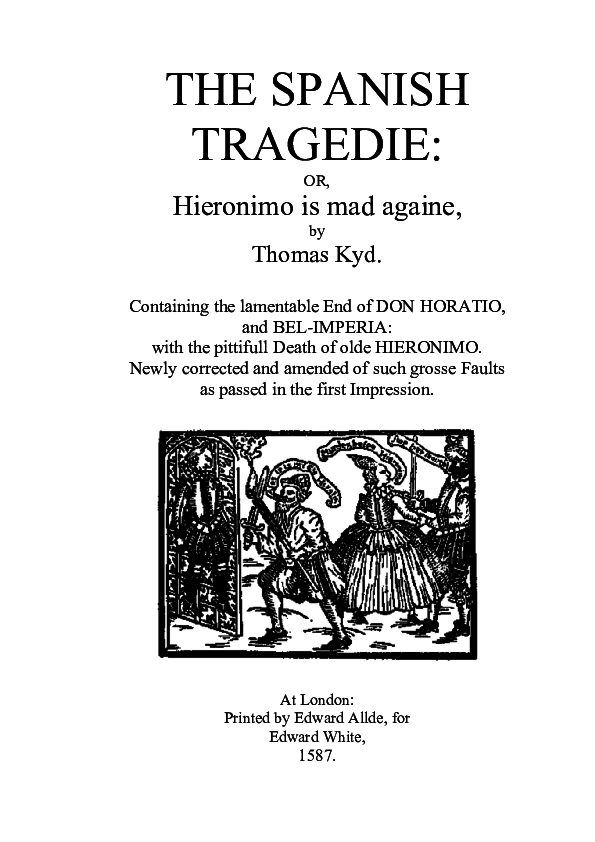 (PDF) Spanish Tragedy for Modern Audience Деница Панайотова