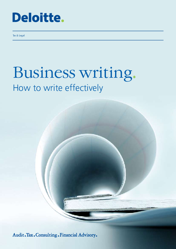 (PDF) Business writing
