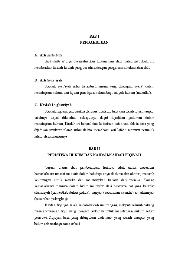 Kaidah Hukum Islam Iman Jauhari