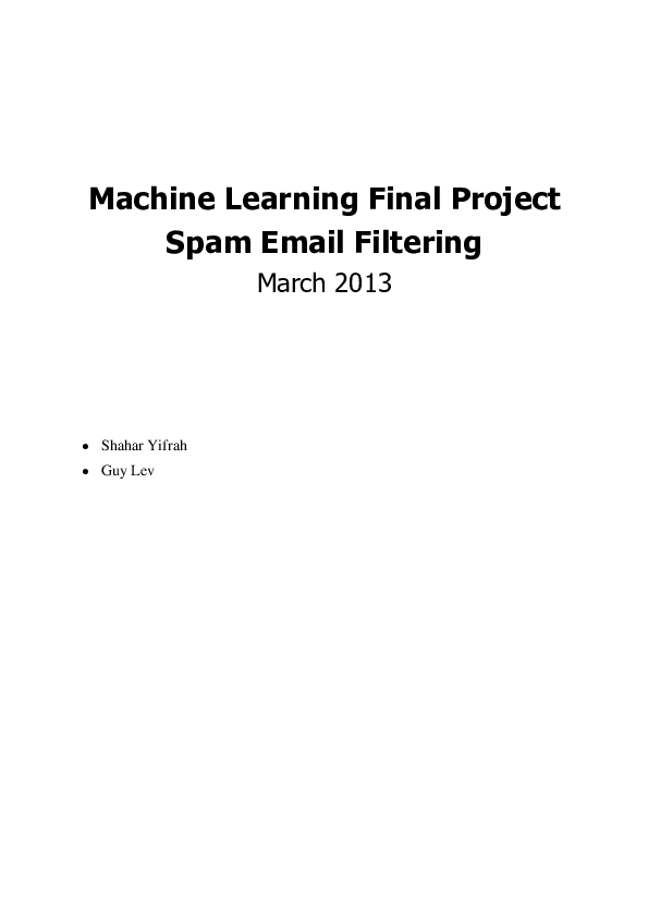 (PDF) ML Project doc