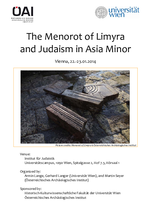 (PDF) Excavation Findings of Priene Synagogue vs. Sardis Synagogue