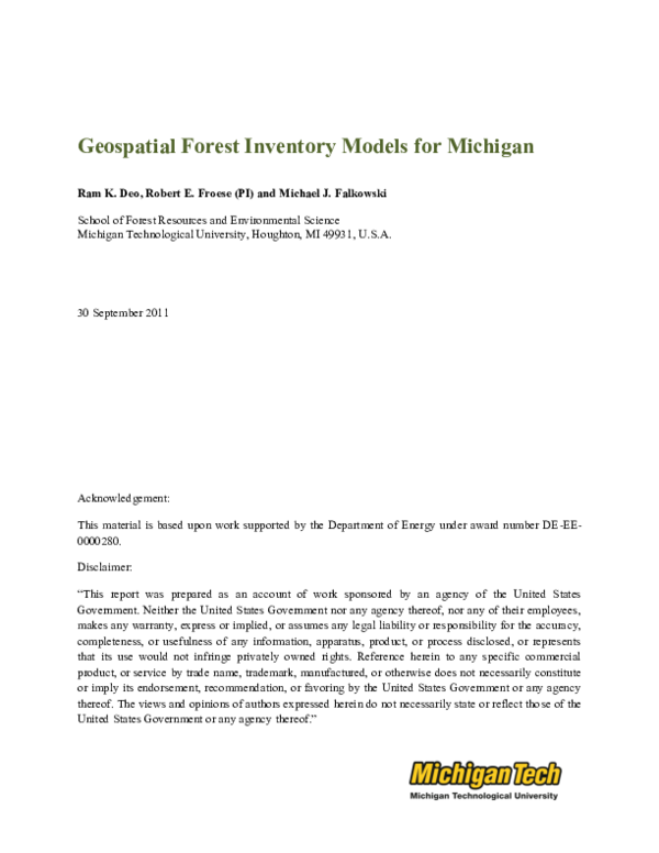 (PDF) geospatial inventory models