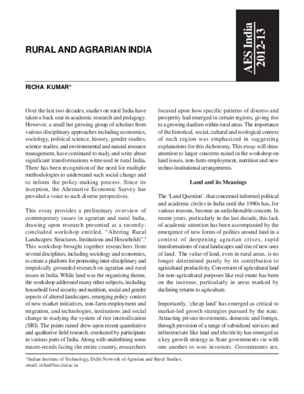 Agrarian distress in india pdf picture
