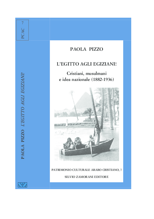 Pdf Pizzo Paola Legitto Agli Egiziani Cristiani