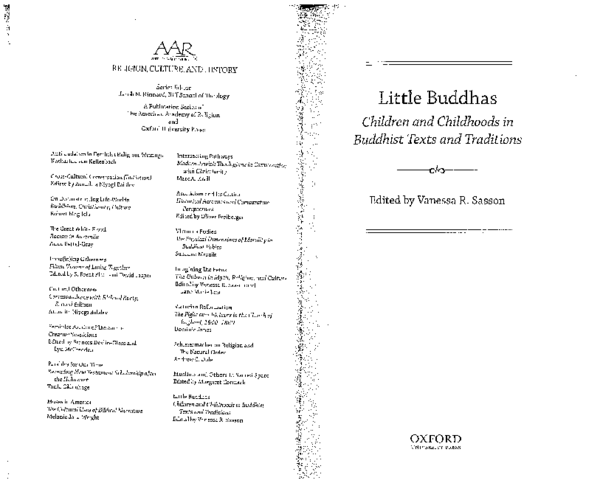 First page of “Scarecrows, Upāsakas, Fetuses, and Other Child Monastics in Middle-Period Indian Buddhism”