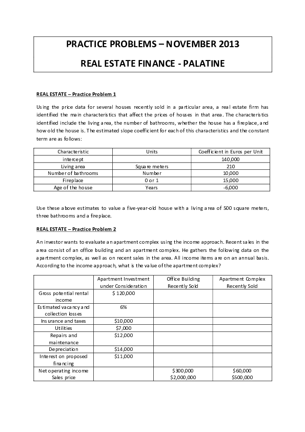 (PDF) Real estate finance loic GU Academia.edu