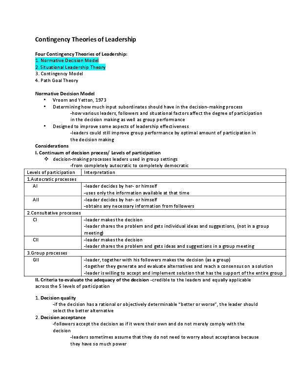 Contingency model essay 08 image