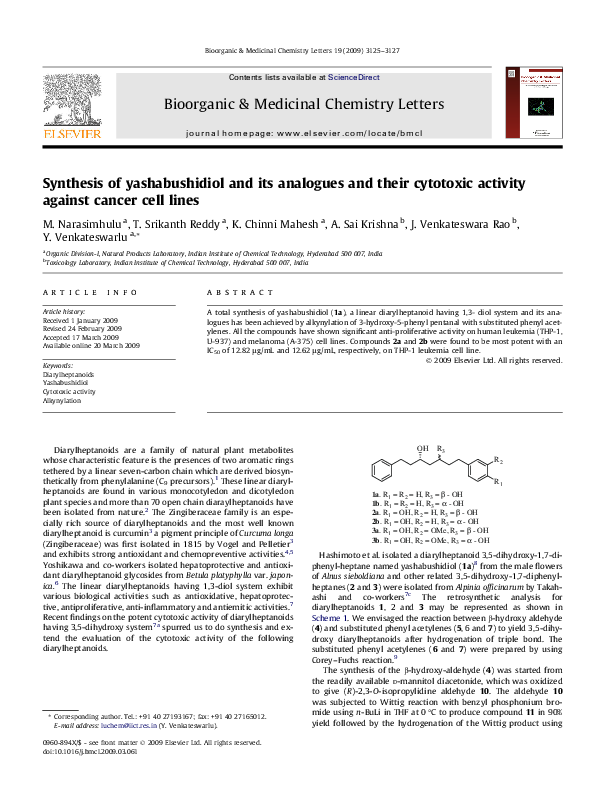 Cytotoxic activities synthesis 08 image
