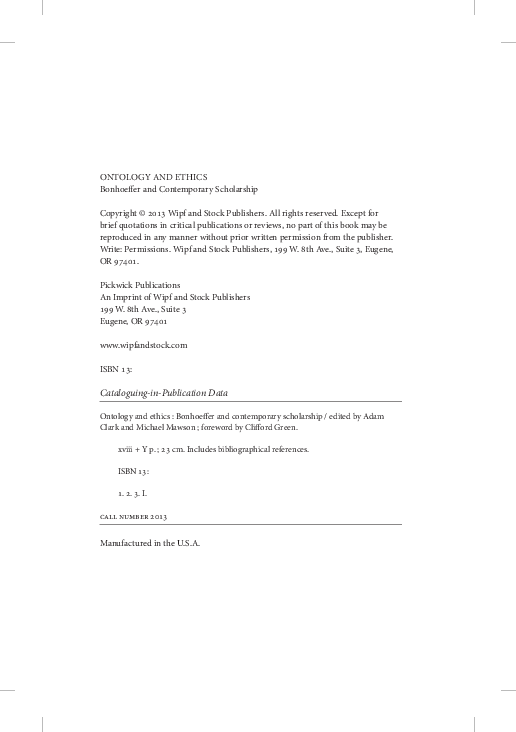 (PDF) Hegel, Bonhoeffer, and Objective Geist An Architectonic Exegesis