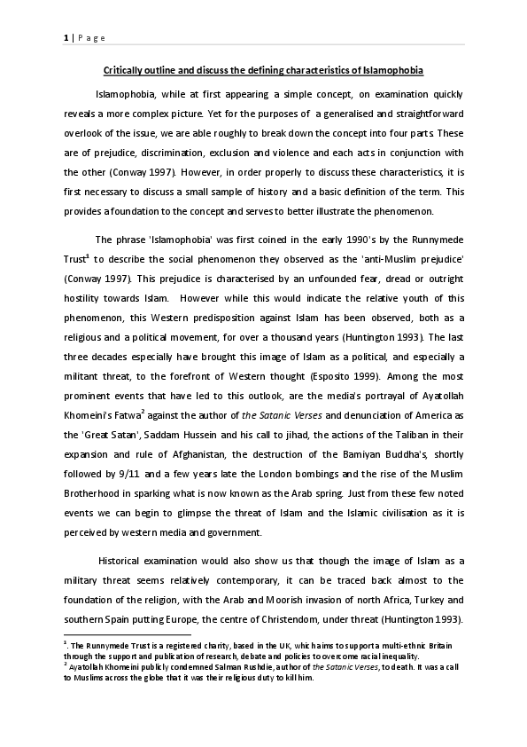 Islamophobia in english literature image