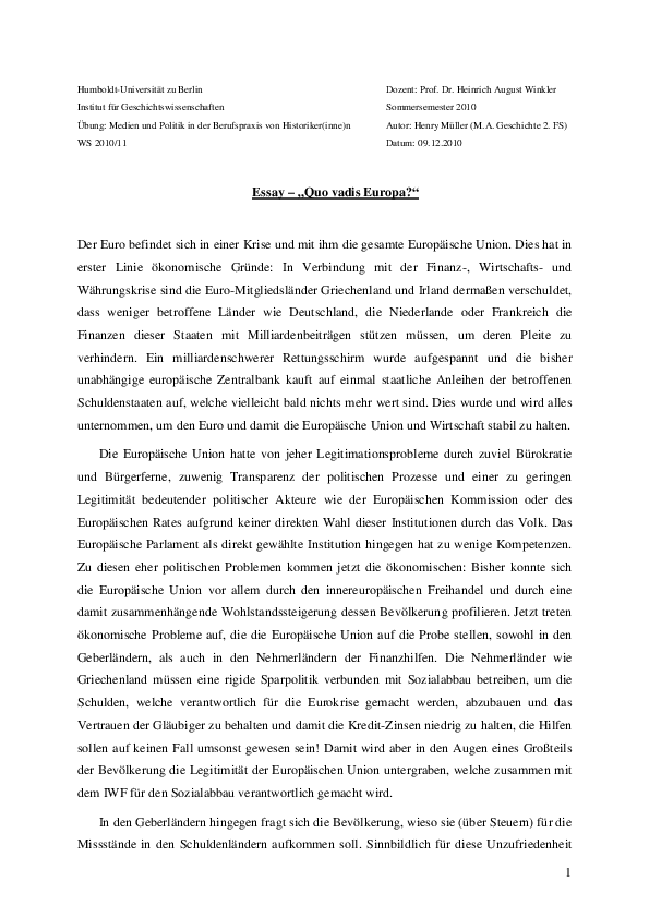 Essay on europa picture