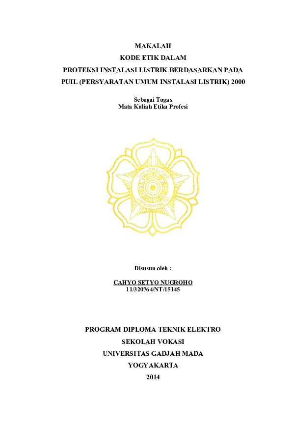 Doc Cover Makalah Cahyo Sn Academia Edu