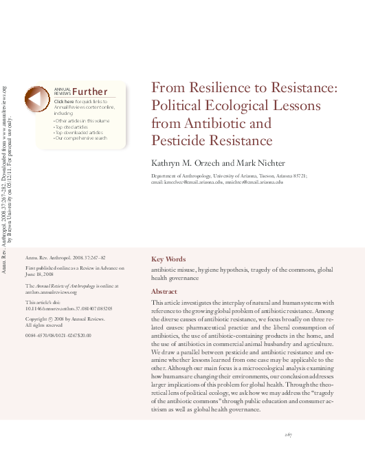 Pesticide resistance example image