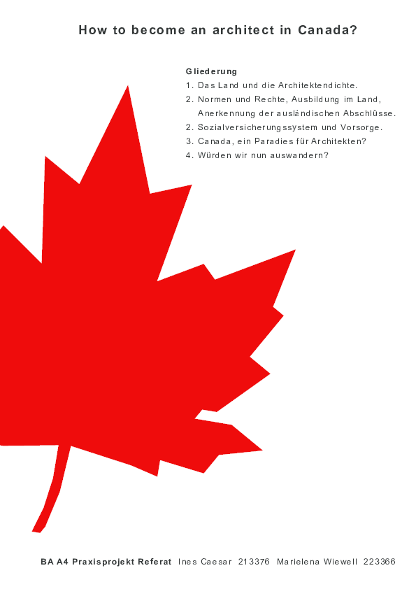 (PDF) How to an architect in Canada? le wie Academia.edu