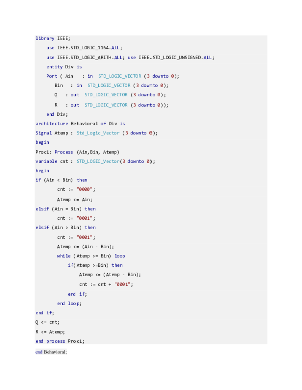 (DOC) Binary divider