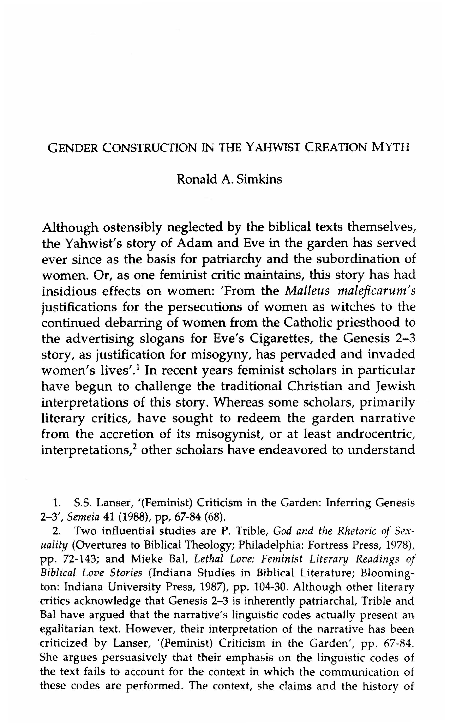 Gender roles in literature pdf image