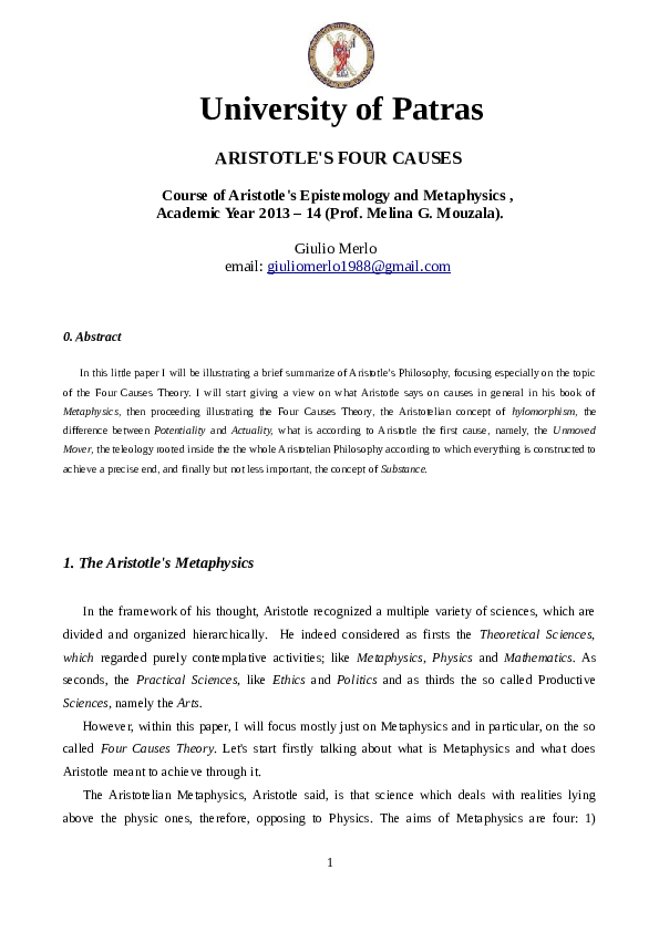 Example of a reflection paper picture