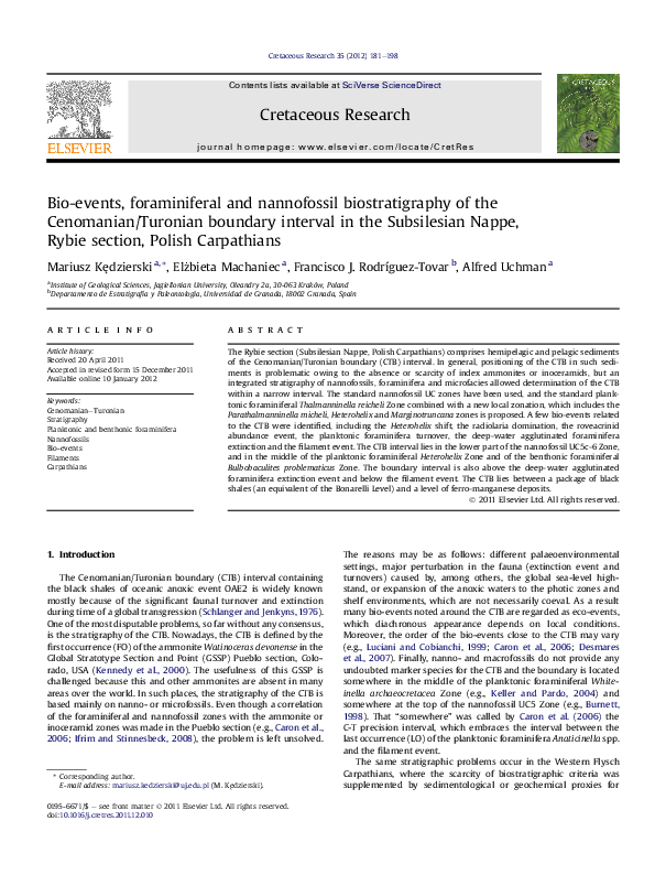 Micropaleontology impact factor picture