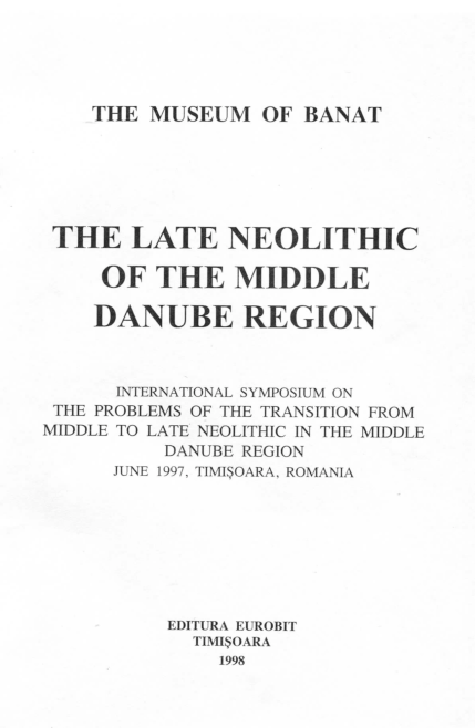 (PDF) Problems of the Transition from Middle to Late Neolithic in the ...
