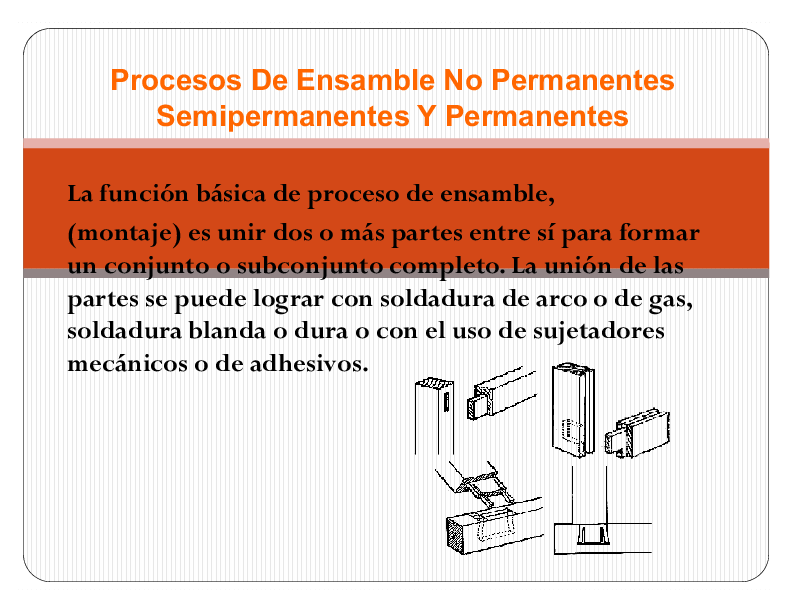 (PDF) Procesos De Ensamble No Permanentes Semipermanentes Y Permanentes