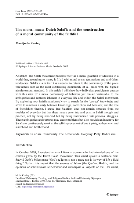 Moral mazes essay image