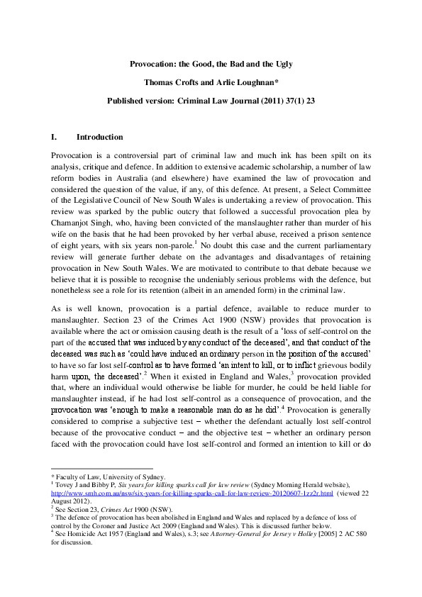 Provocation act image