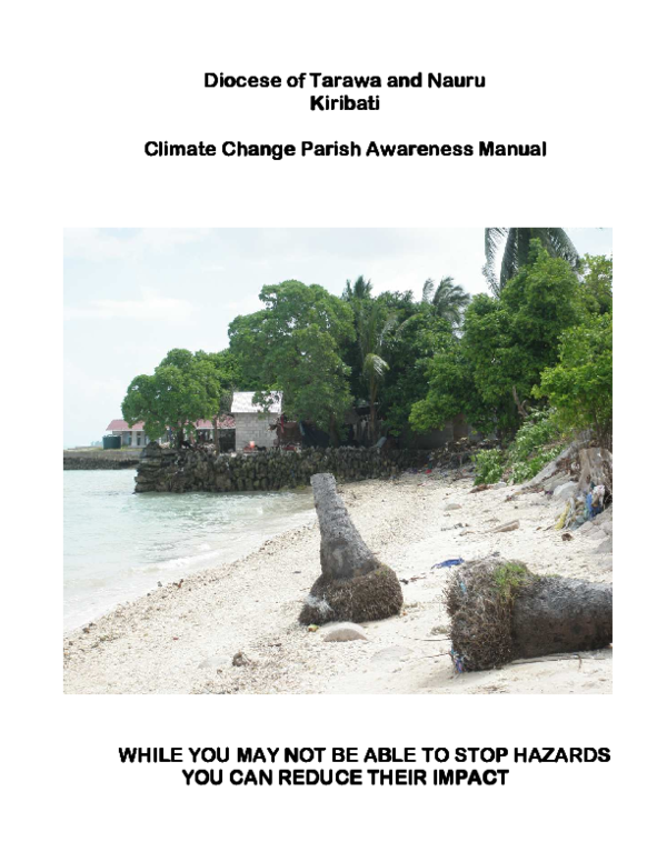(PDF) Kiribati Climate Change Awareness Manual