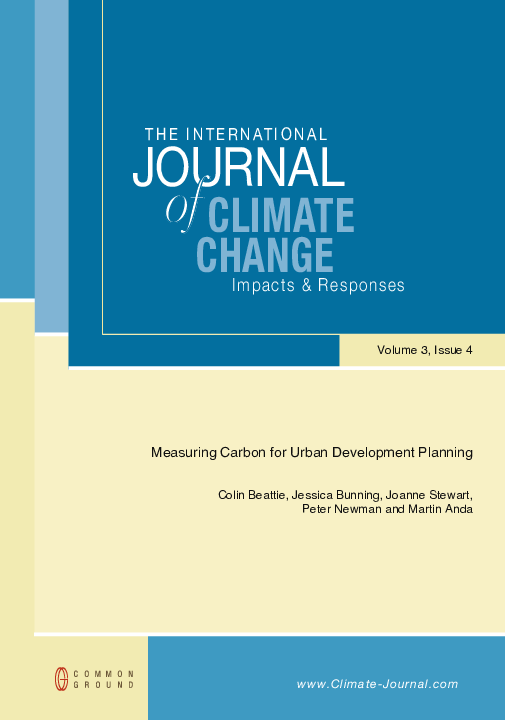 (PDF) Measuring Carbon for Urban Development Planning