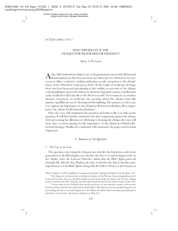 Filioque controversy summary image