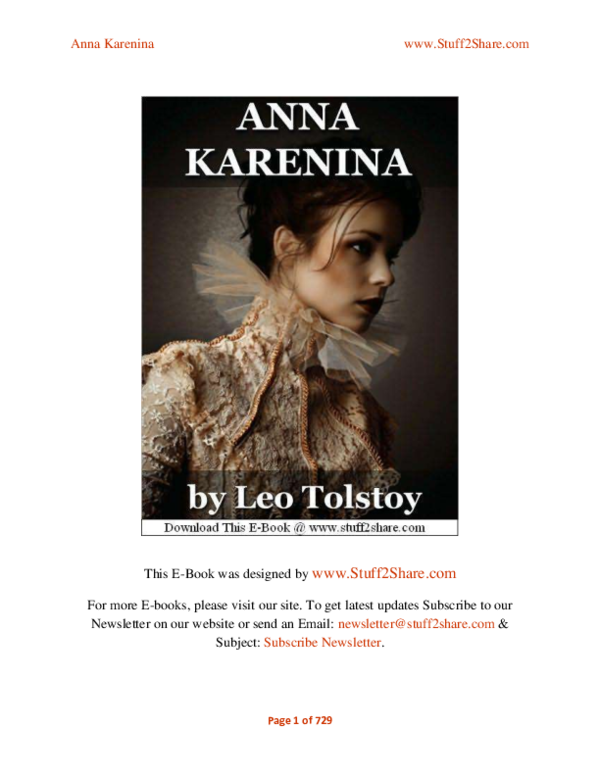 (PDF) AnnaKarenina dan marinescu Academia.edu