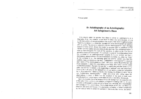 Art spiegelman essays 08 picture