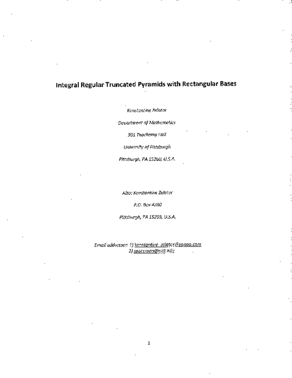 (PDF) Integral regular truncated pyramids with rectangular bases and ...