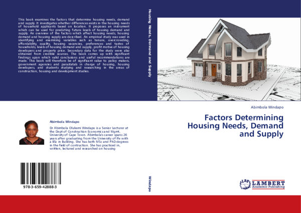 (PDF) Factors Determining Housing Needs, Demand and Supply