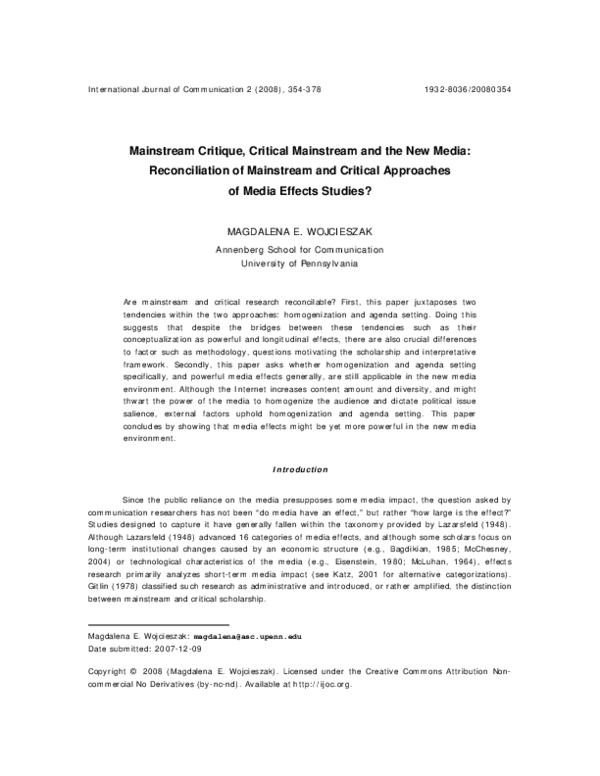 Importance of mass media essay image