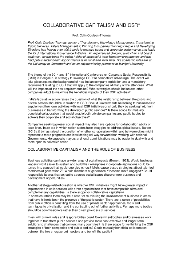 Capitalism essay pdf image