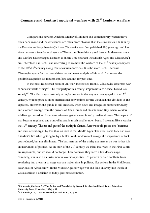 Warfare in medieval times picture